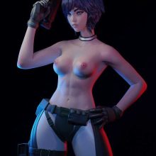 FanArt Motoko Kusanagi - SFW - NSFW - STL - STL 3D print files