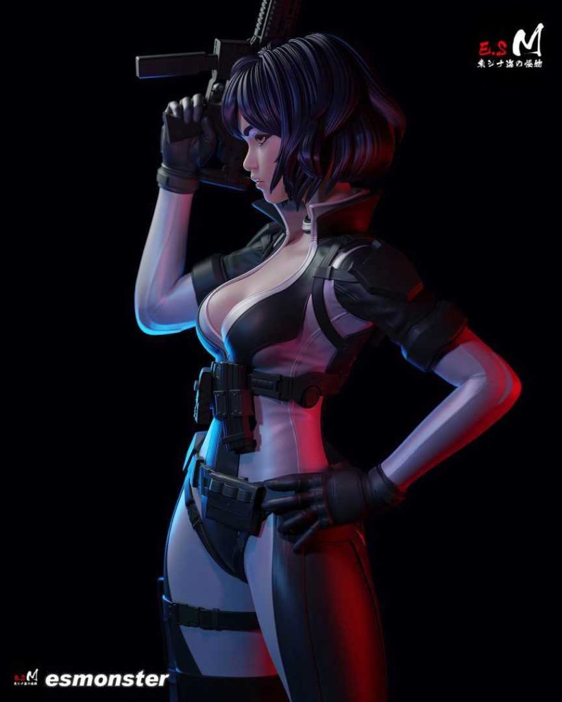 FanArt Motoko Kusanagi - SFW - NSFW - STL - STL 3D print files