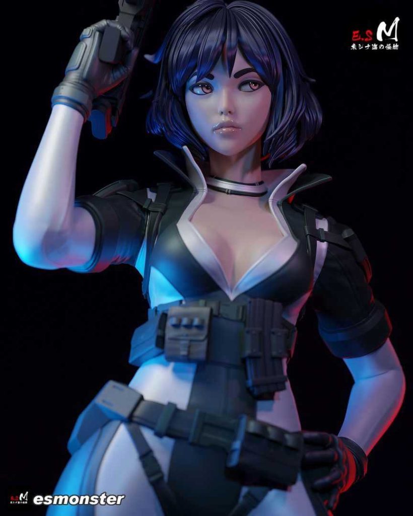 FanArt Motoko Kusanagi - SFW - NSFW - STL - STL 3D print files