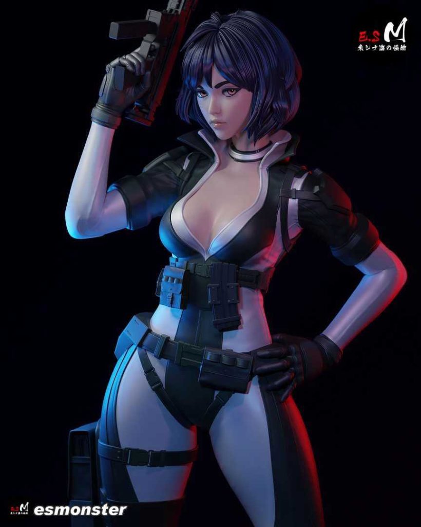 FanArt Motoko Kusanagi - SFW - NSFW - STL - STL 3D print files
