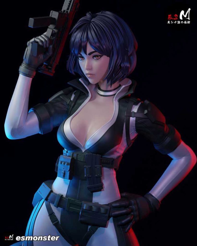 FanArt Motoko Kusanagi - SFW - NSFW - STL - STL 3D print files