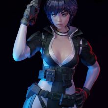 FanArt Motoko Kusanagi - SFW - NSFW - STL - STL 3D print files