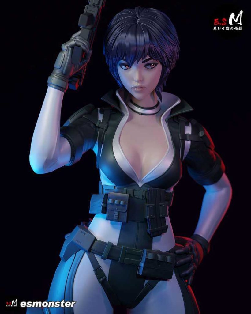 FanArt Motoko Kusanagi - SFW - NSFW - STL - STL 3D print files