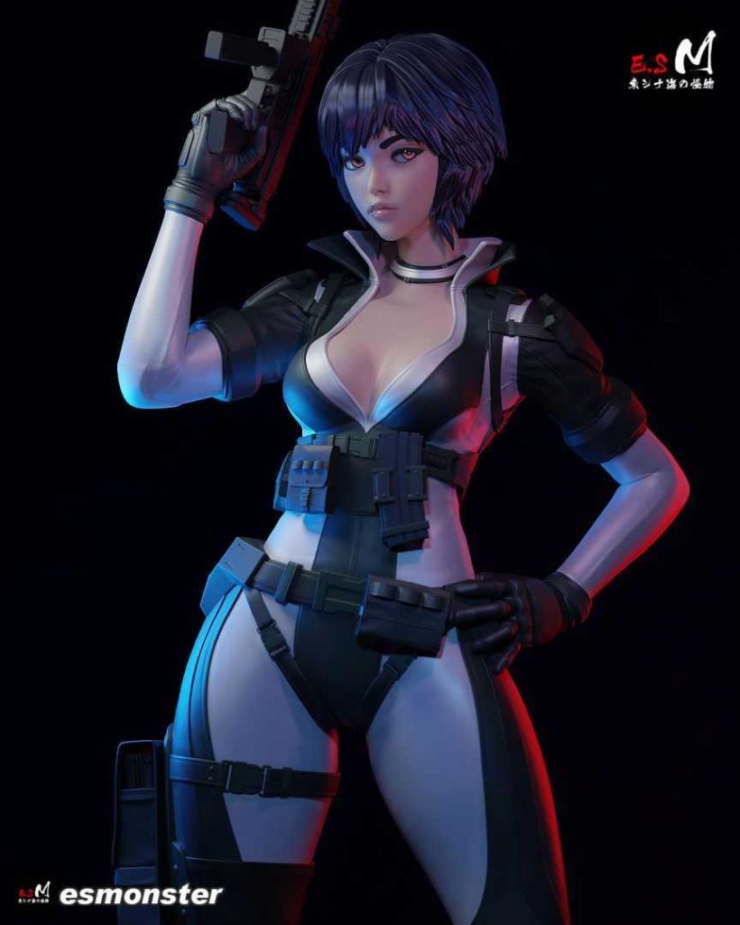 FanArt Motoko Kusanagi - SFW - NSFW - STL - STL 3D print files