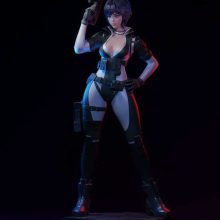 FanArt Motoko Kusanagi - SFW - NSFW - STL - STL 3D print files