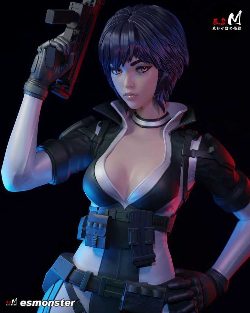 FanArt Motoko Kusanagi - SFW - NSFW - STL - STL 3D print files