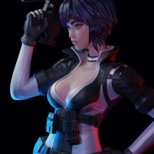 FanArt Motoko Kusanagi - SFW - NSFW - STL - STL 3D print files