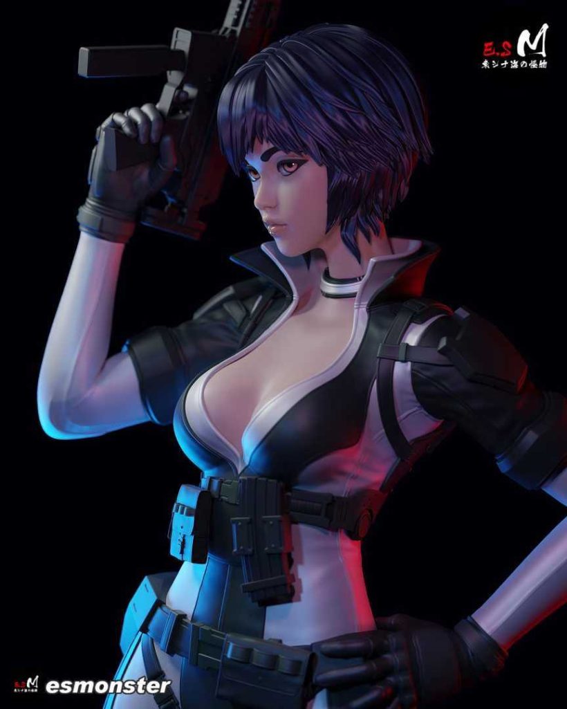 FanArt Motoko Kusanagi - SFW - NSFW - STL - STL 3D print files