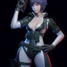FanArt Motoko Kusanagi - SFW - NSFW - STL - STL 3D print files