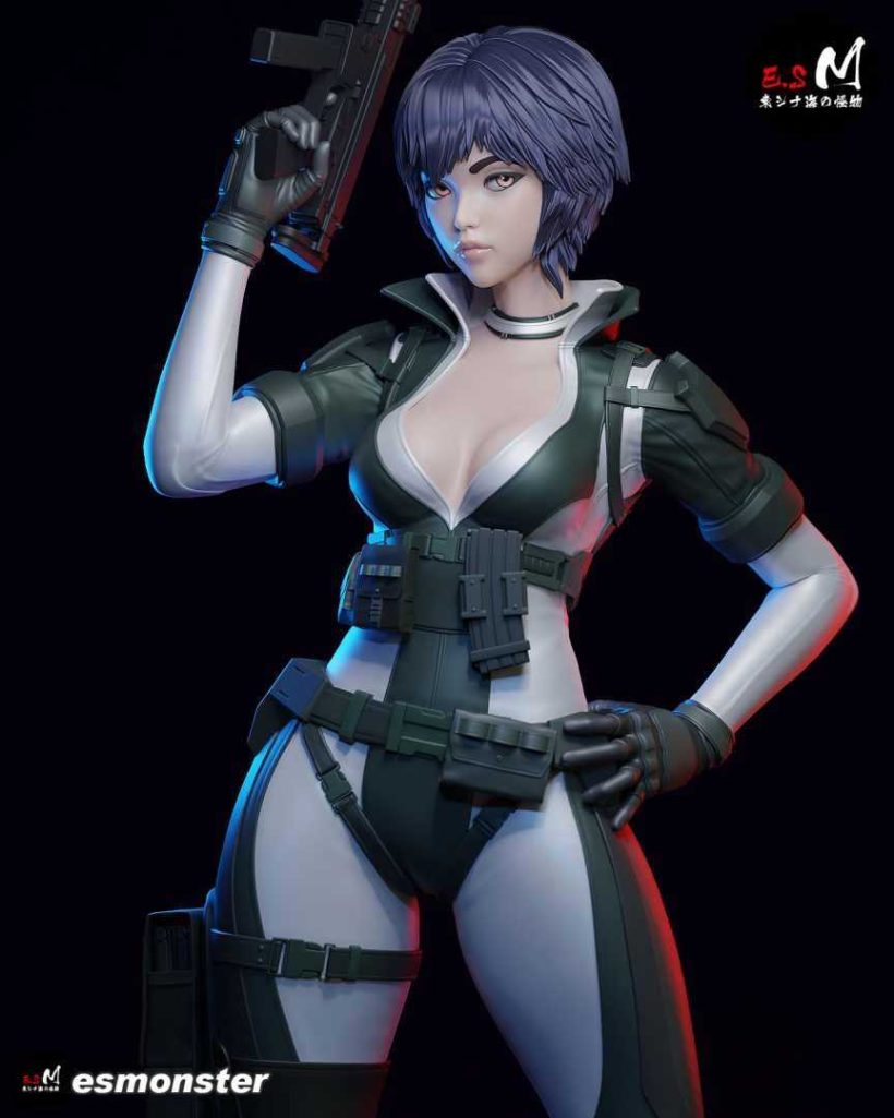 FanArt Motoko Kusanagi - SFW - NSFW - STL - STL 3D print files