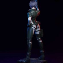 FanArt Motoko Kusanagi - SFW - NSFW - STL - STL 3D print files