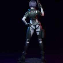 FanArt Motoko Kusanagi - SFW - NSFW - STL - STL 3D print files