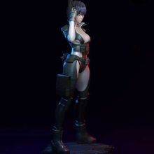 FanArt Motoko Kusanagi - SFW - NSFW - STL - STL 3D print files