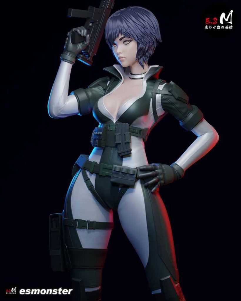FanArt Motoko Kusanagi - SFW - NSFW - STL - STL 3D print files