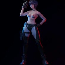 FanArt Motoko Kusanagi - SFW - NSFW - STL - STL 3D print files