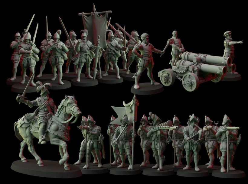 Fantasy Cult Miniatures Empire Soldiers - STL 3D print files