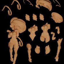 Felicia Darkstalkers full sfw nsfw - STL 3D print files