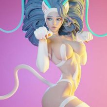 Felicia Darkstalkers full sfw nsfw - STL 3D print files