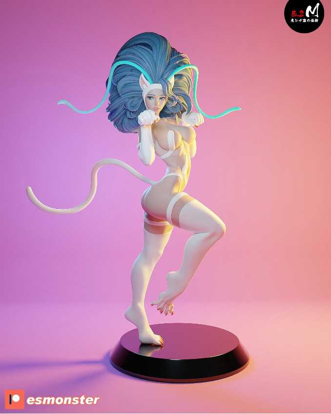Felicia Darkstalkers full sfw nsfw - STL 3D print files