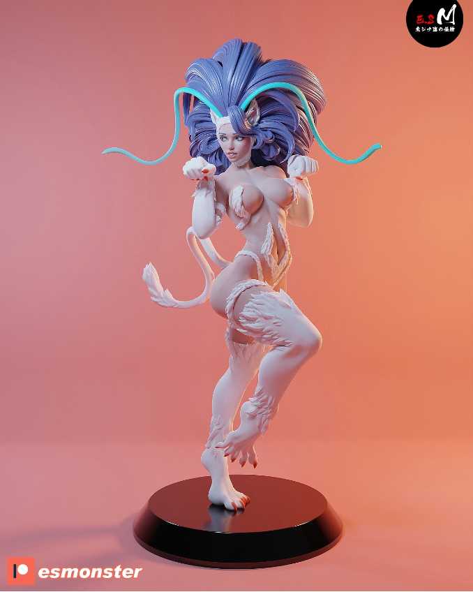 Felicia Darkstalkers full sfw nsfw - STL 3D print files