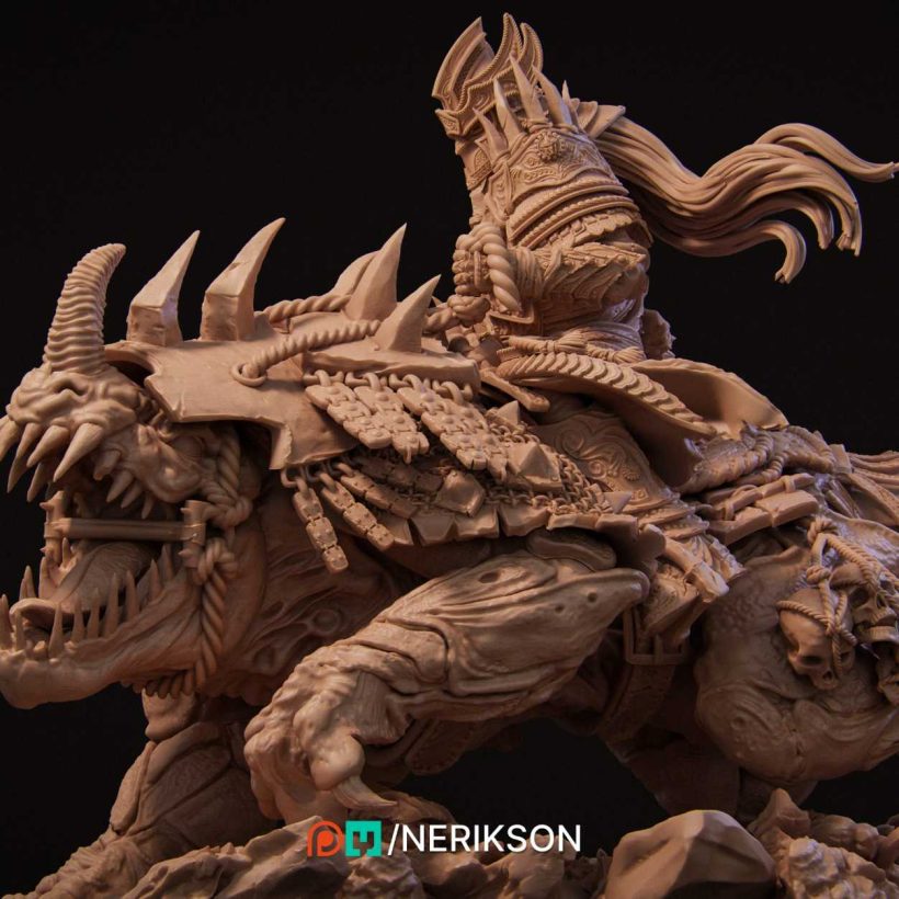 Four Horseman War Montado - STL 3D print files