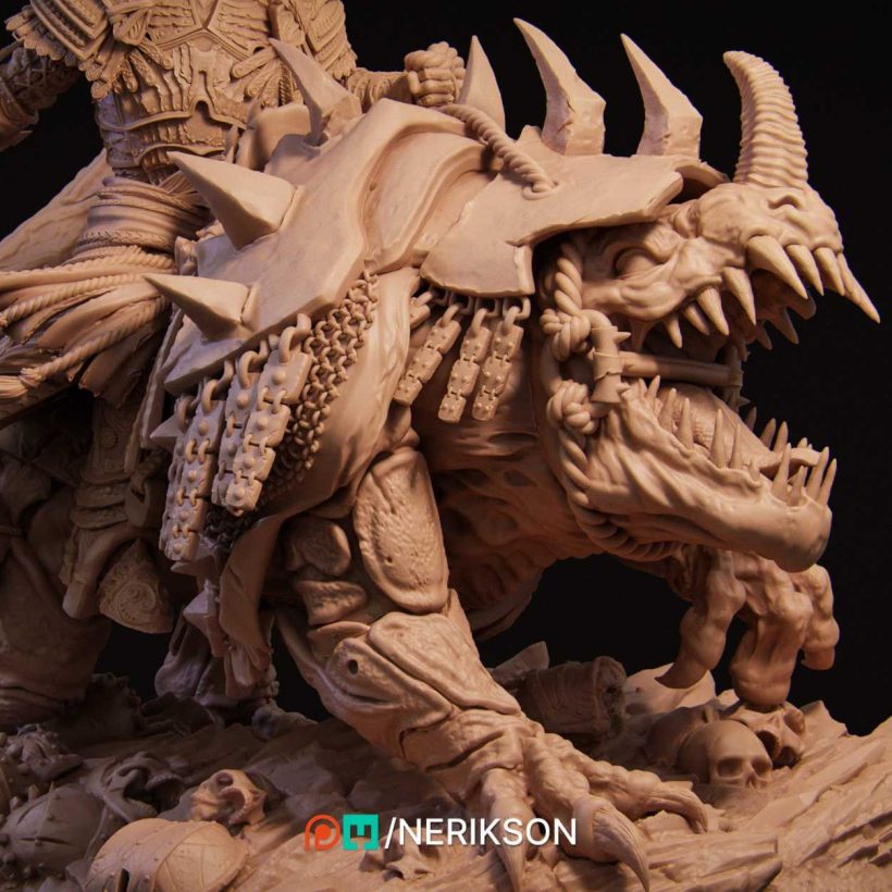 Four Horseman War Montado - STL 3D print files