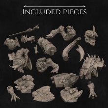 Four Horseman War Montado - STL 3D print files