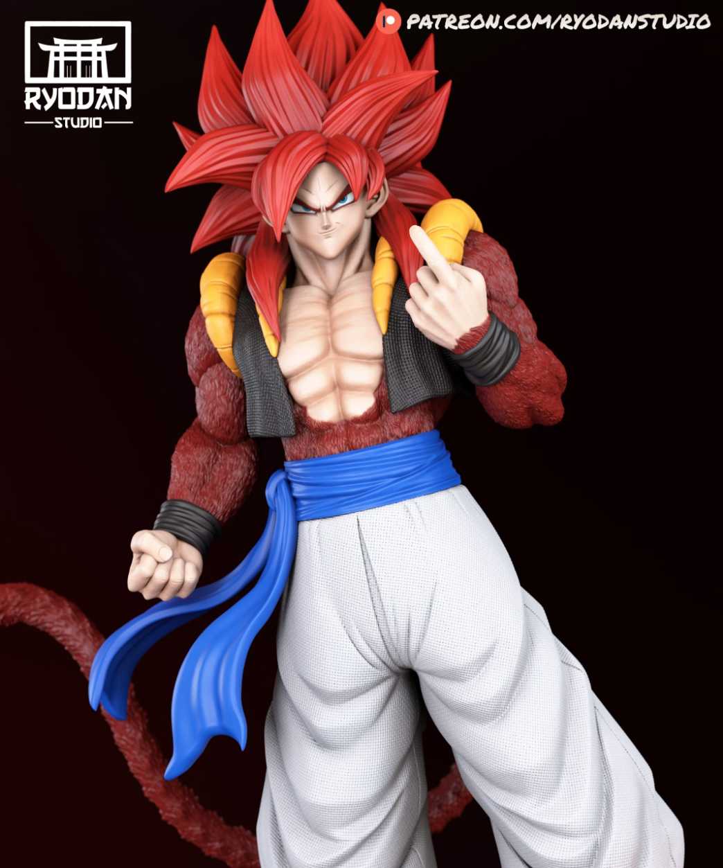 Gogeta SSJ4 - STL 3D print files
