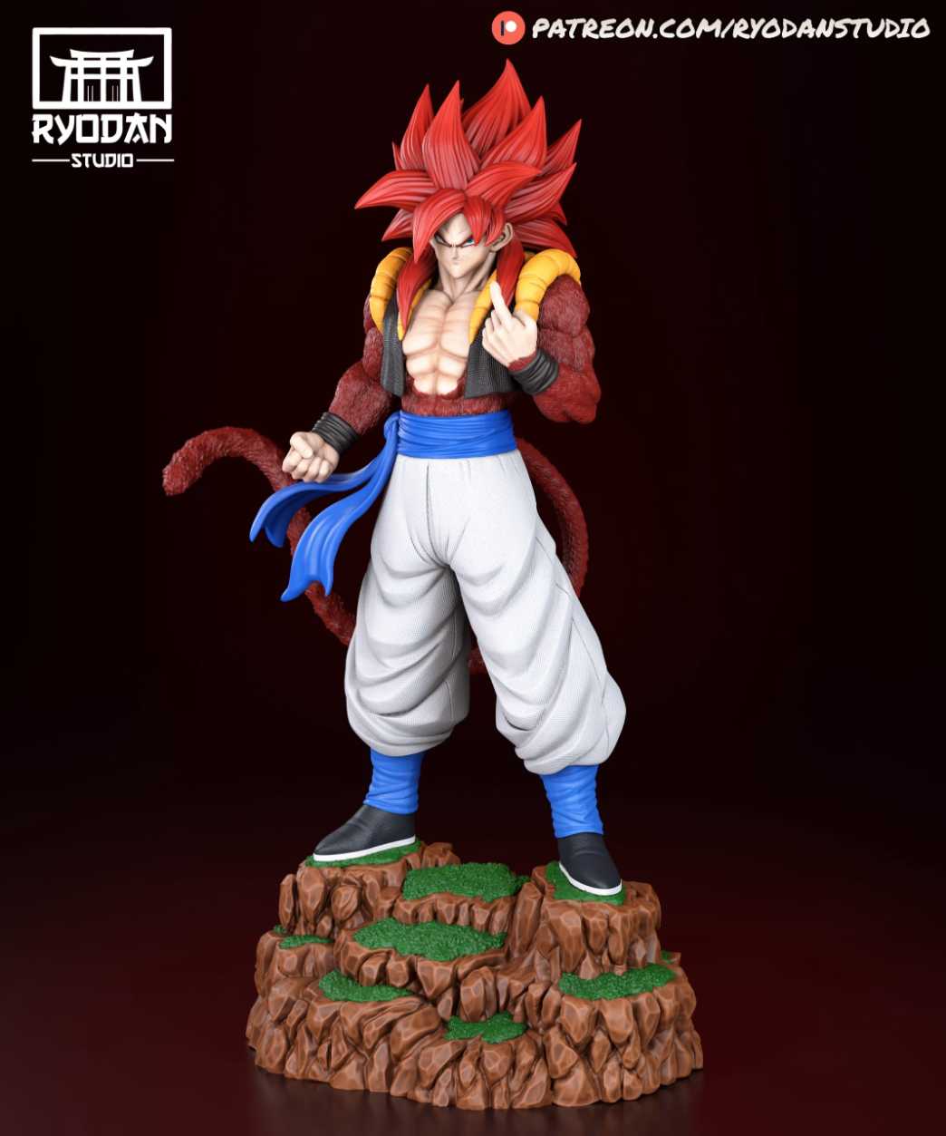 Gogeta SSJ4 - STL 3D print files