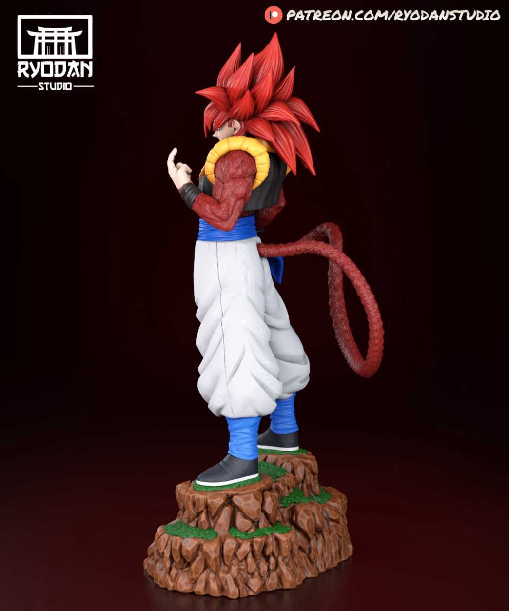 Gogeta SSJ4 - STL 3D print files