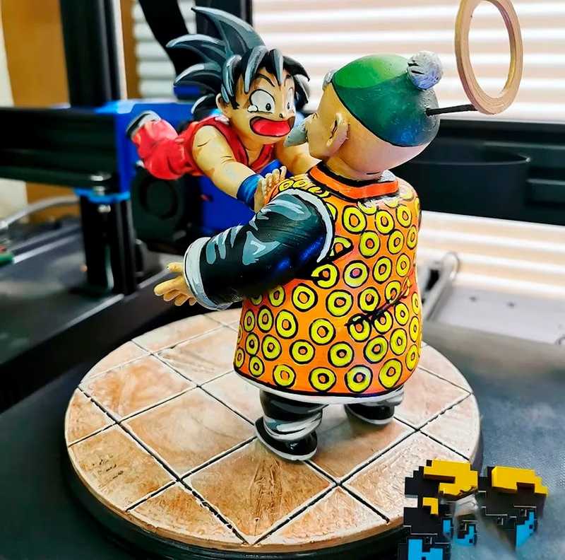 Goku Reunion With Grandpa Gohan - STL 3D print files