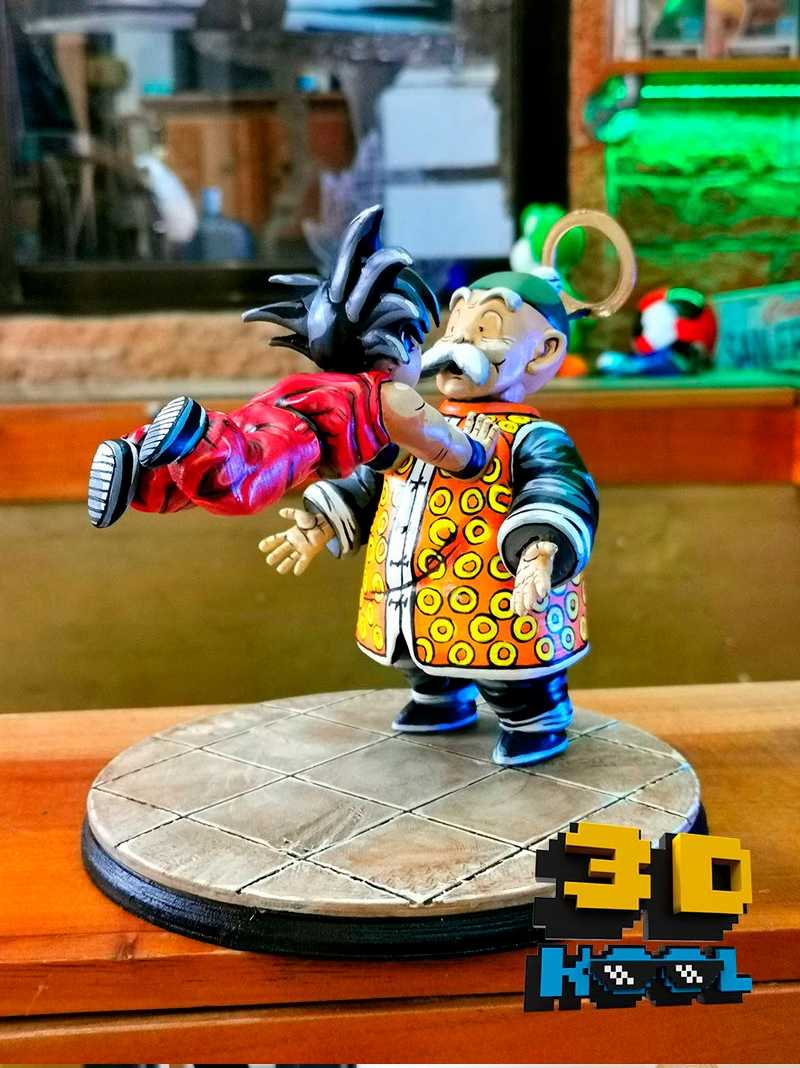 Goku Reunion With Grandpa Gohan - STL 3D print files