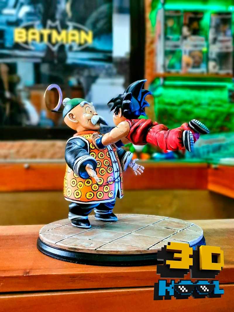 Goku Reunion With Grandpa Gohan - STL 3D print files