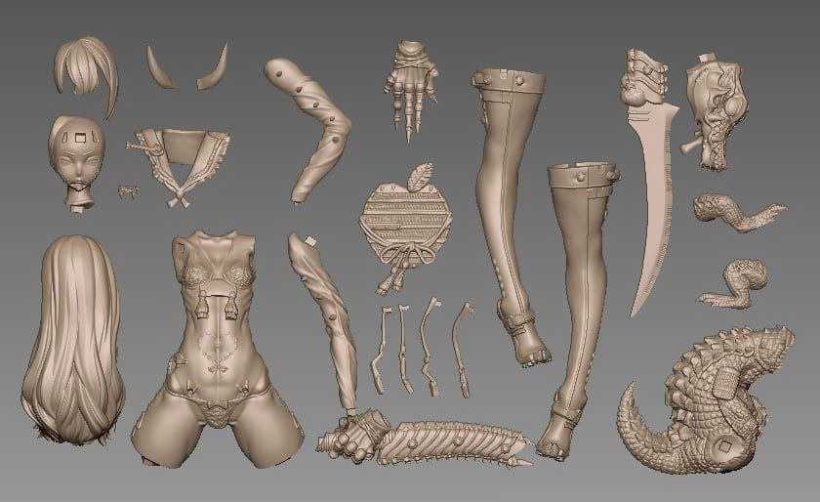 Green Apple - Demon - STL 3D print files