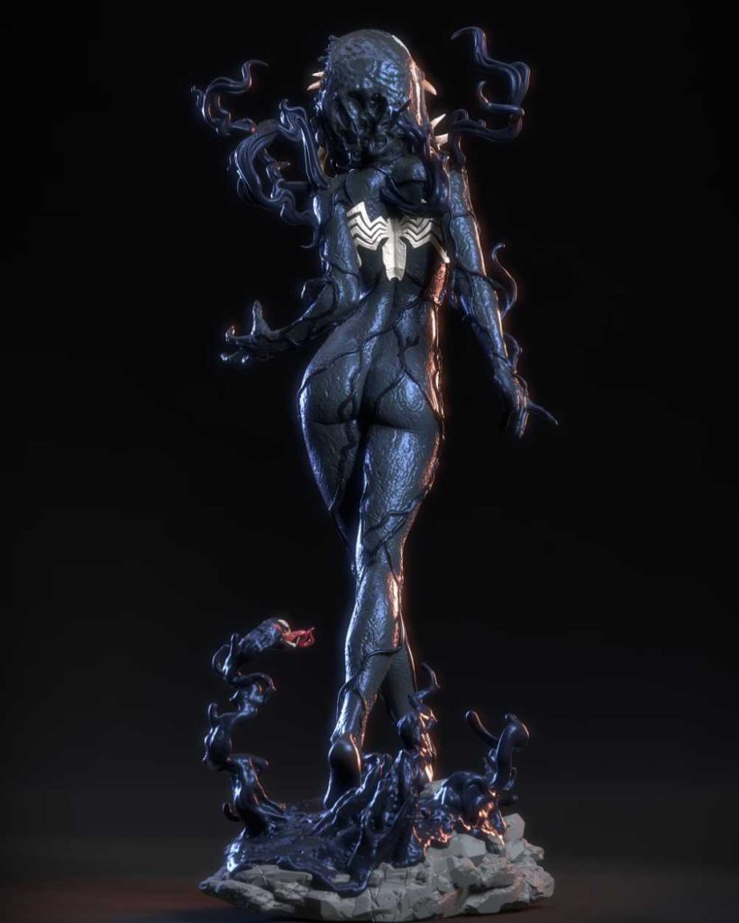 Gwen Venom only nsfw STL - STL 3D print files