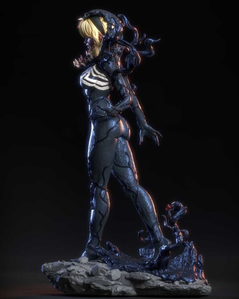 Gwen Venom only nsfw STL - STL 3D print files