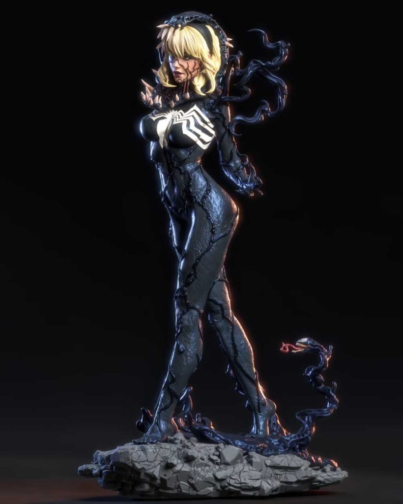 Gwen Venom only nsfw STL - STL 3D print files