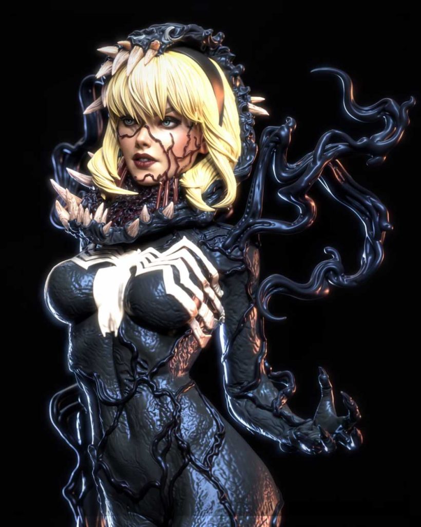 Gwen Venom only nsfw STL - STL 3D print files