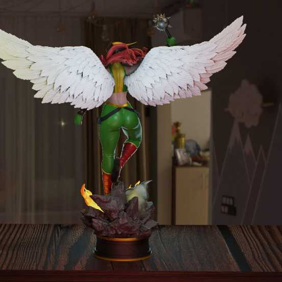 Hawk Girl 2 - STL 3D print files