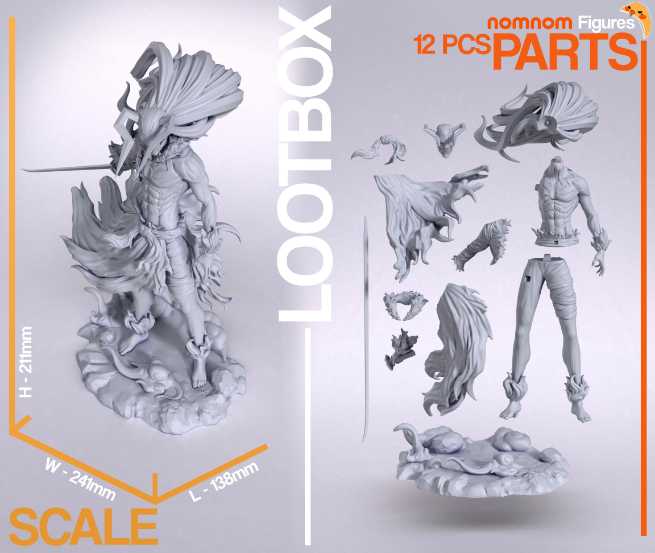 Ichigo Kurosaki Bleach - STL 3D print files