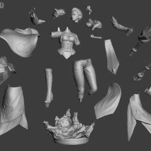Jaina Proudmoore 2 - STL 3D print files