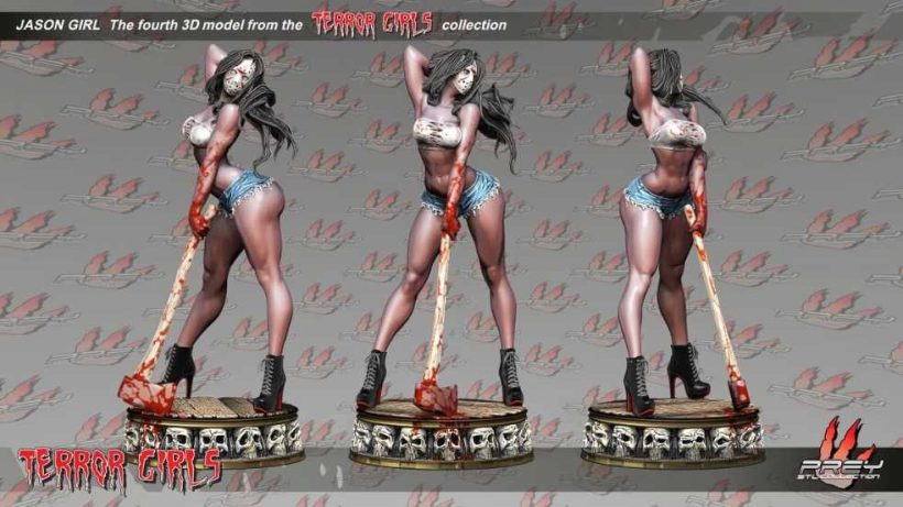 Jason Girl - STL 3D print files