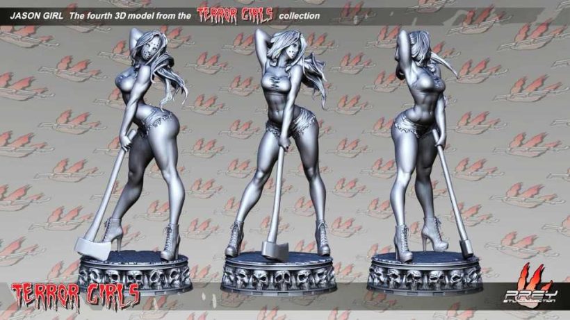 Jason Girl - STL 3D print files