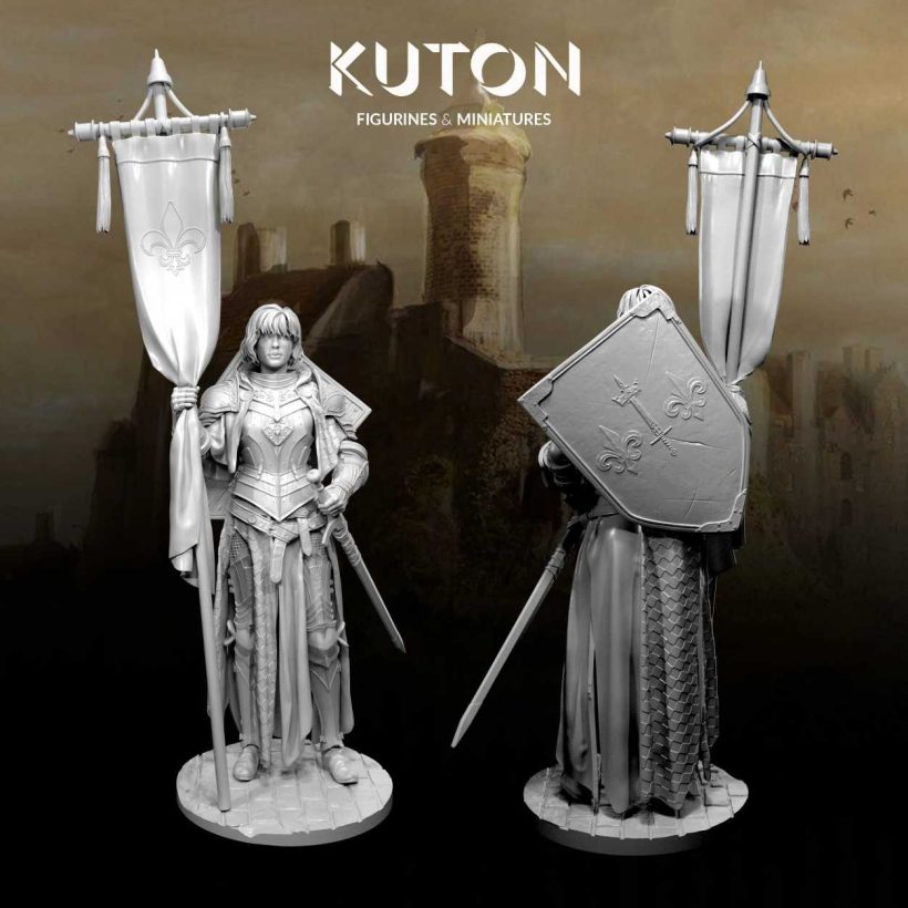 Joan Of Arc 2 - STL 3D print files