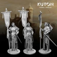 Joan Of Arc 2 - STL 3D print files