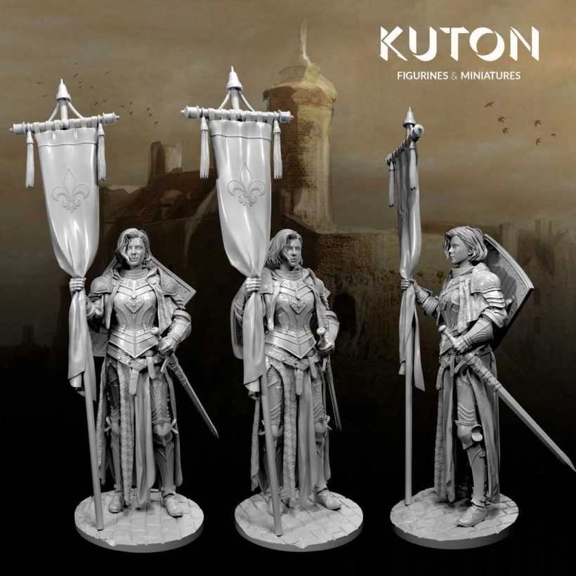 Joan Of Arc 2 - STL 3D print files