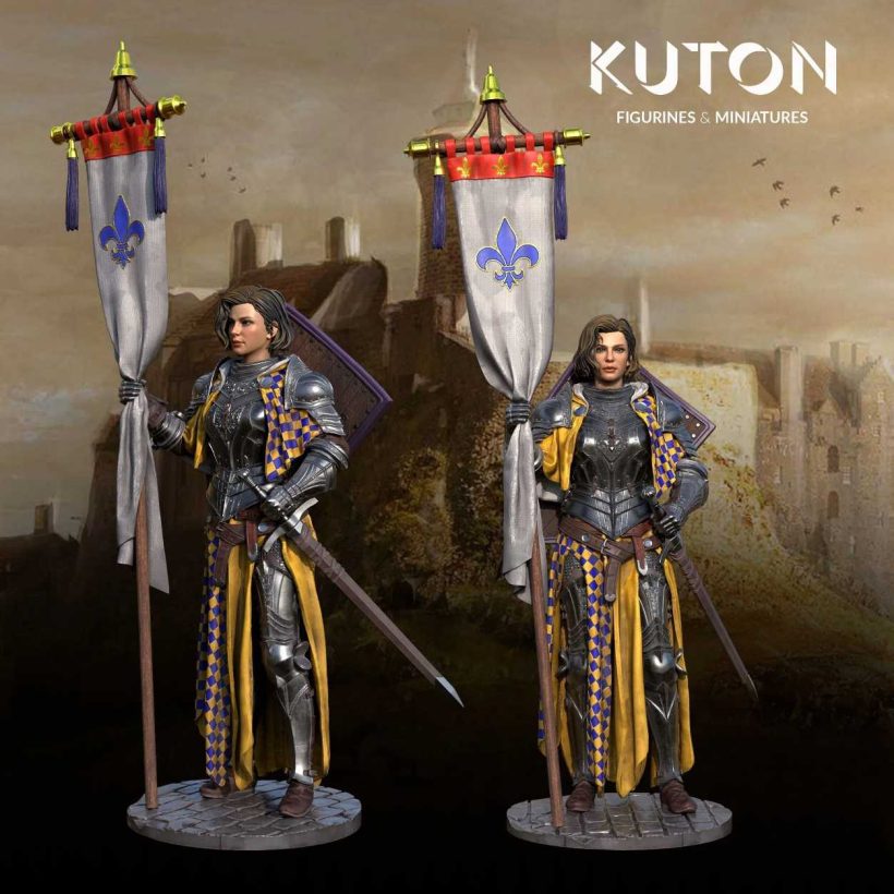Joan Of Arc 2 - STL 3D print files