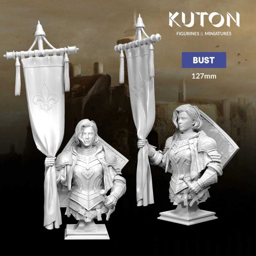 Joan Of Arc 2 - STL 3D print files