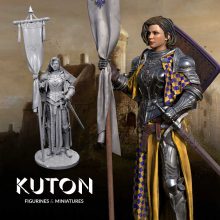 Joan Of Arc 2 - STL 3D print files