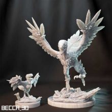 Kaijumon Archeopterix Aurorasaur Sea Turtle - STL 3D print files